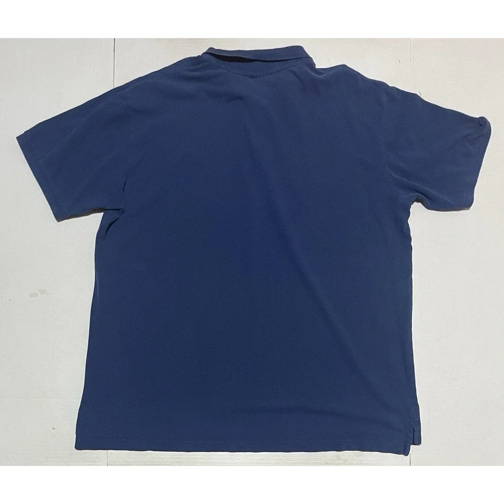 Vintage Polo Jeans Co Ralph Lauren Polo Shirt Mens Size XL Blue Embroidered Logo